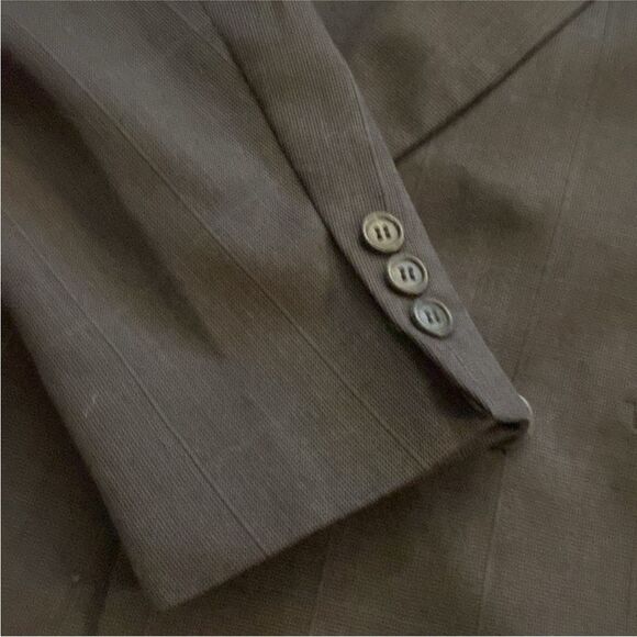 Pierre Cardin Charcoal Double-Breasted Blazer, 38R - Picture 3 of 12